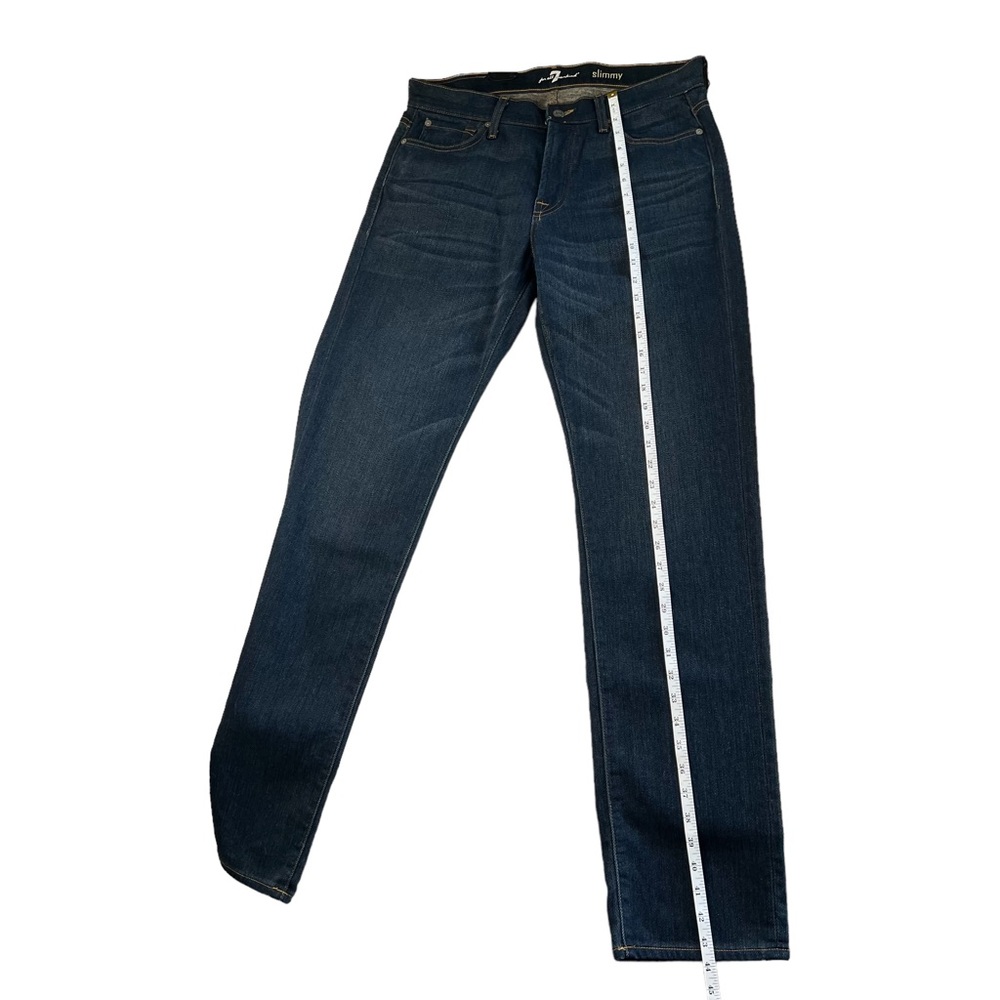 SEVEN 7 FOR ALL MANKIND NWT Slimmy Slim Straight Leg Jean Men's Size 32 - Picture 11 of 16